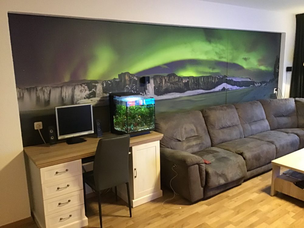 Panorama foto van het Noorderlicht