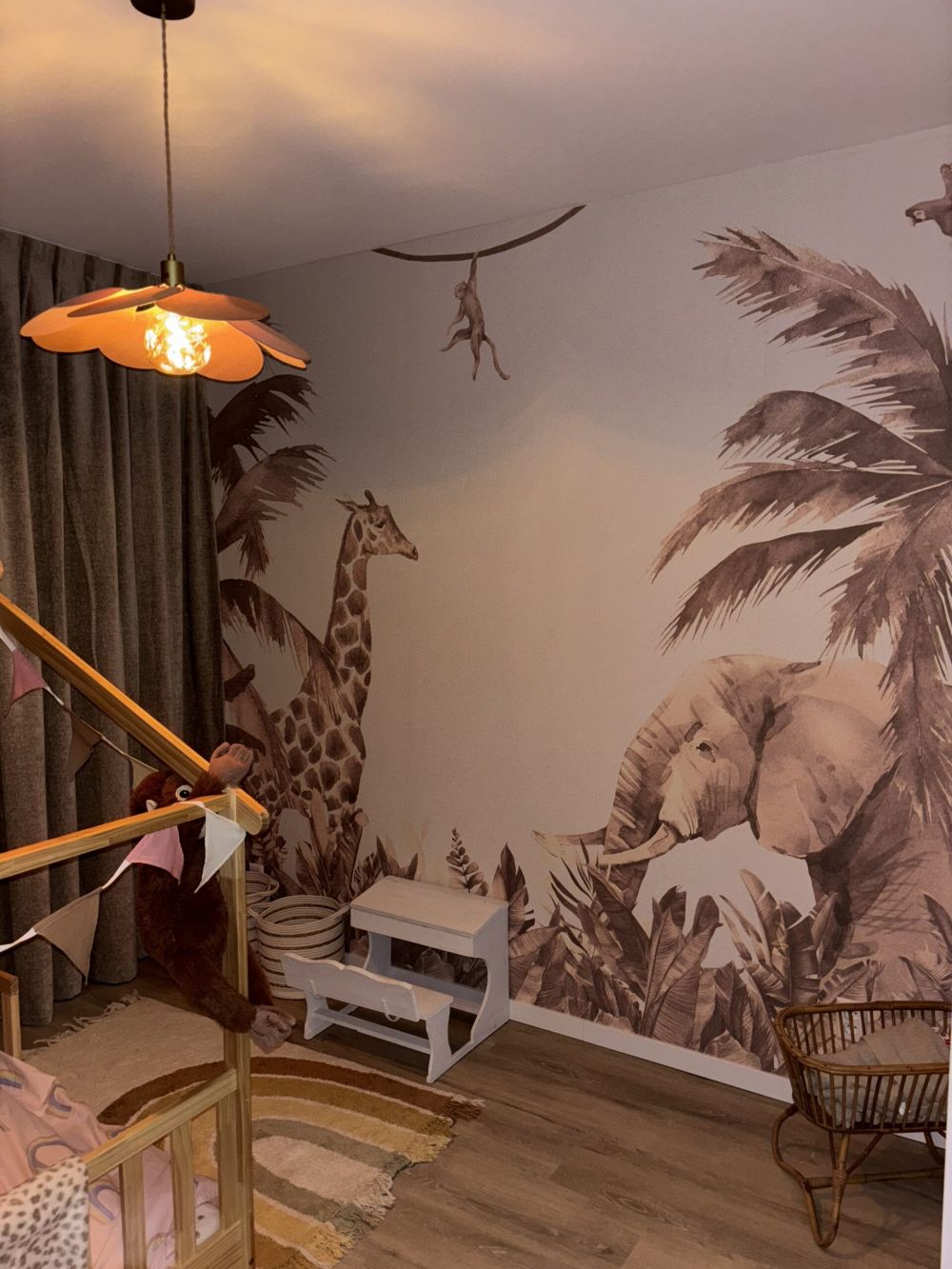 Jungle dieren taupe