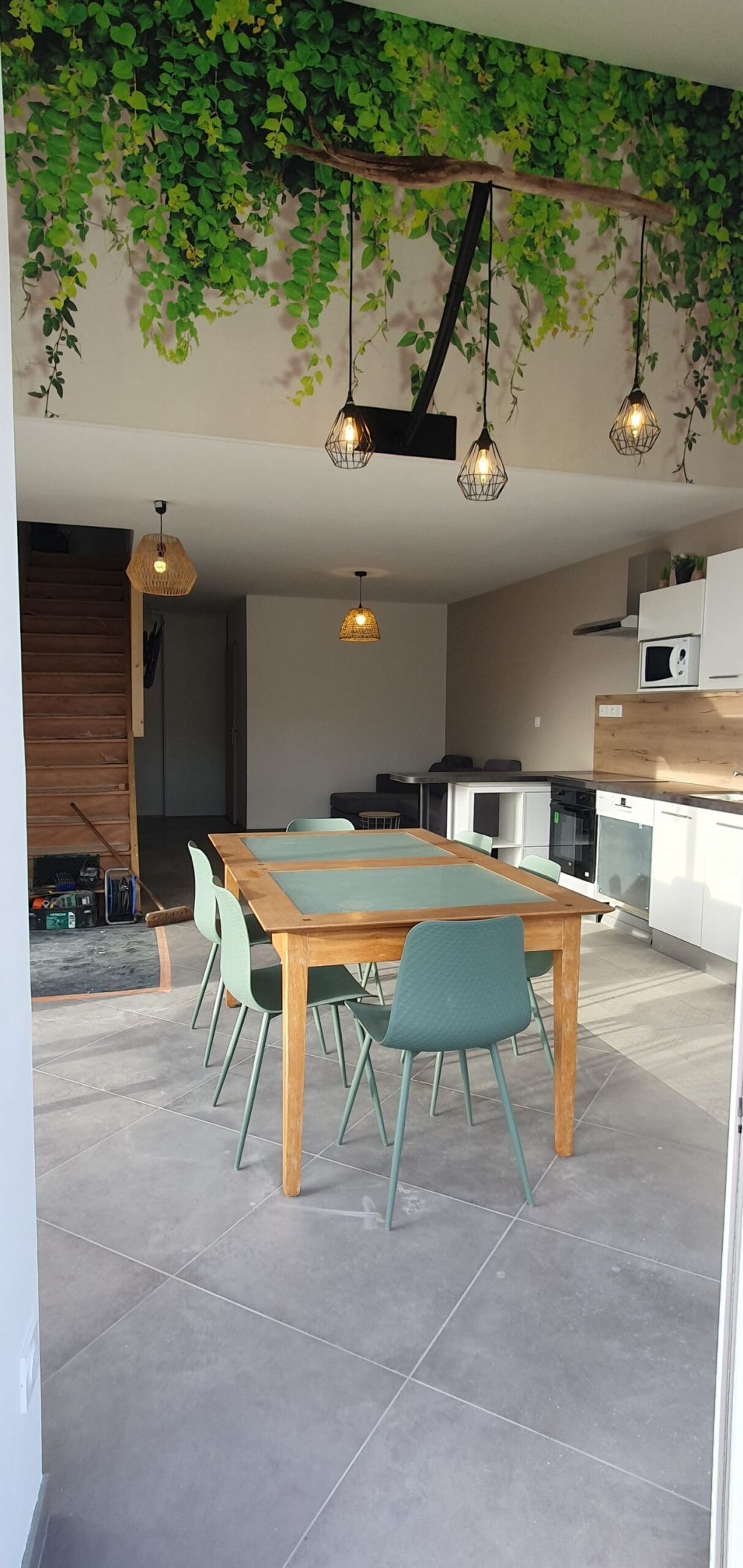 Groene hangende takken