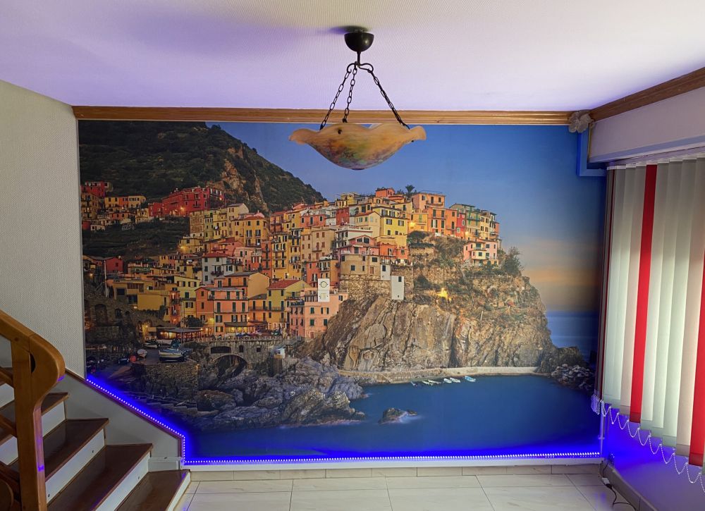 Gekleurde huizen in Italië