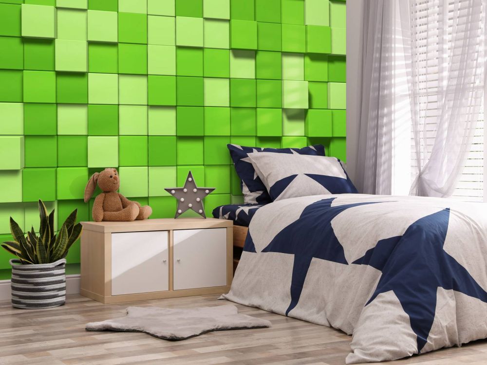 3D Minecraft blokken van gras