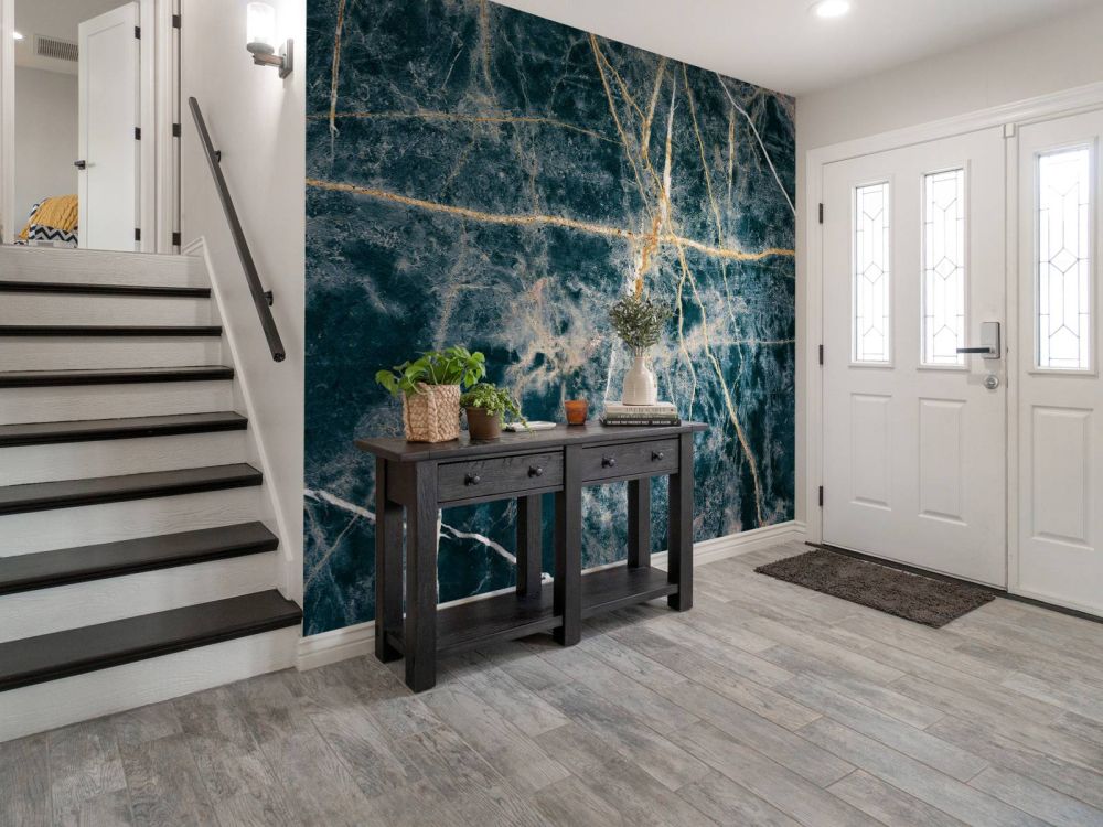 Robuust blauw marmer