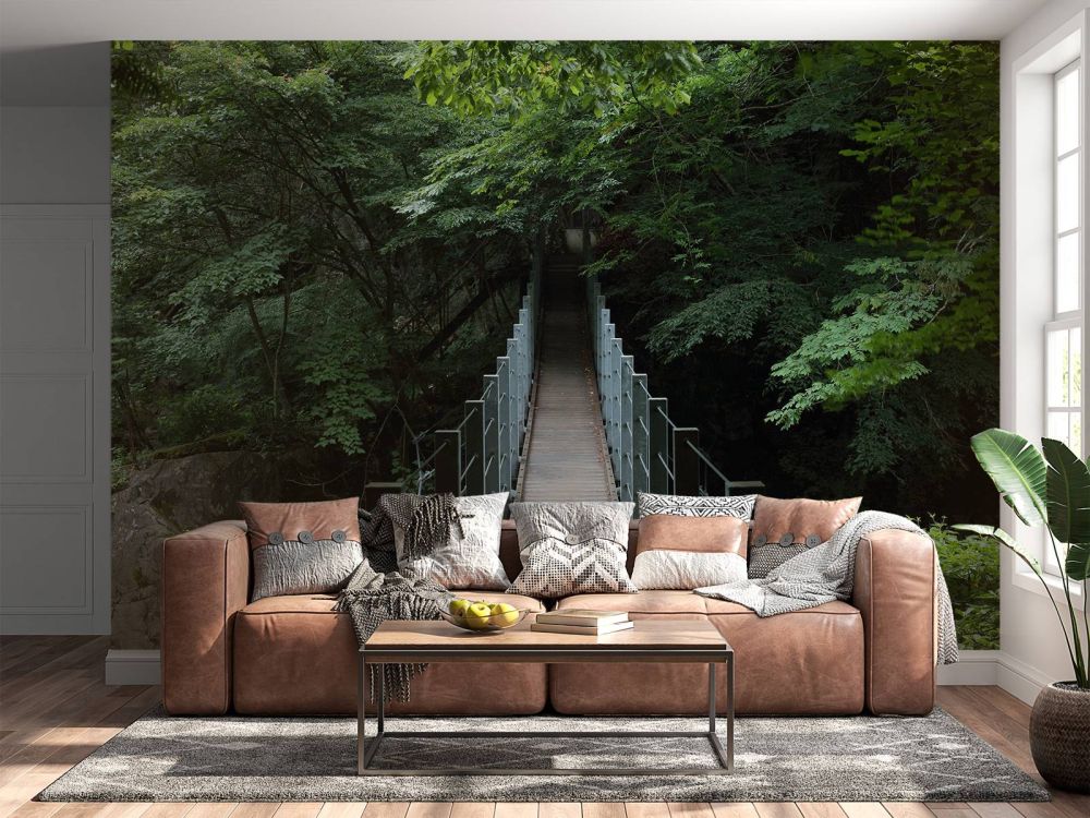 Stalen loopbrug