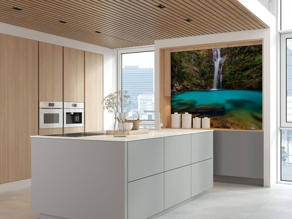 Turquoise waterval