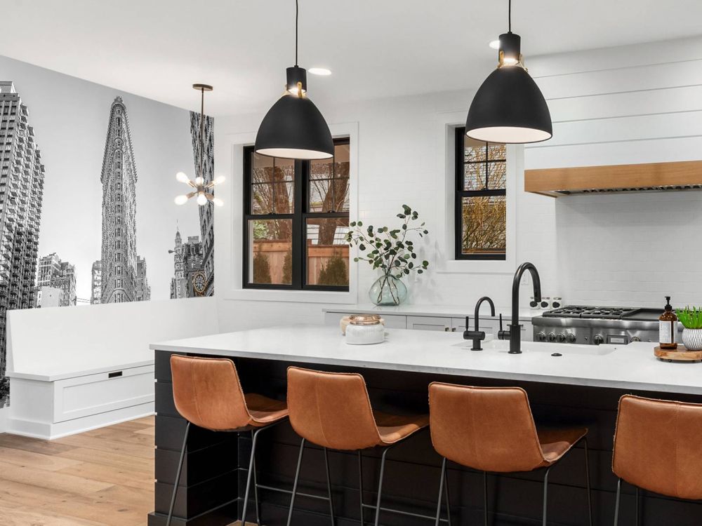 Drukke straat in New York