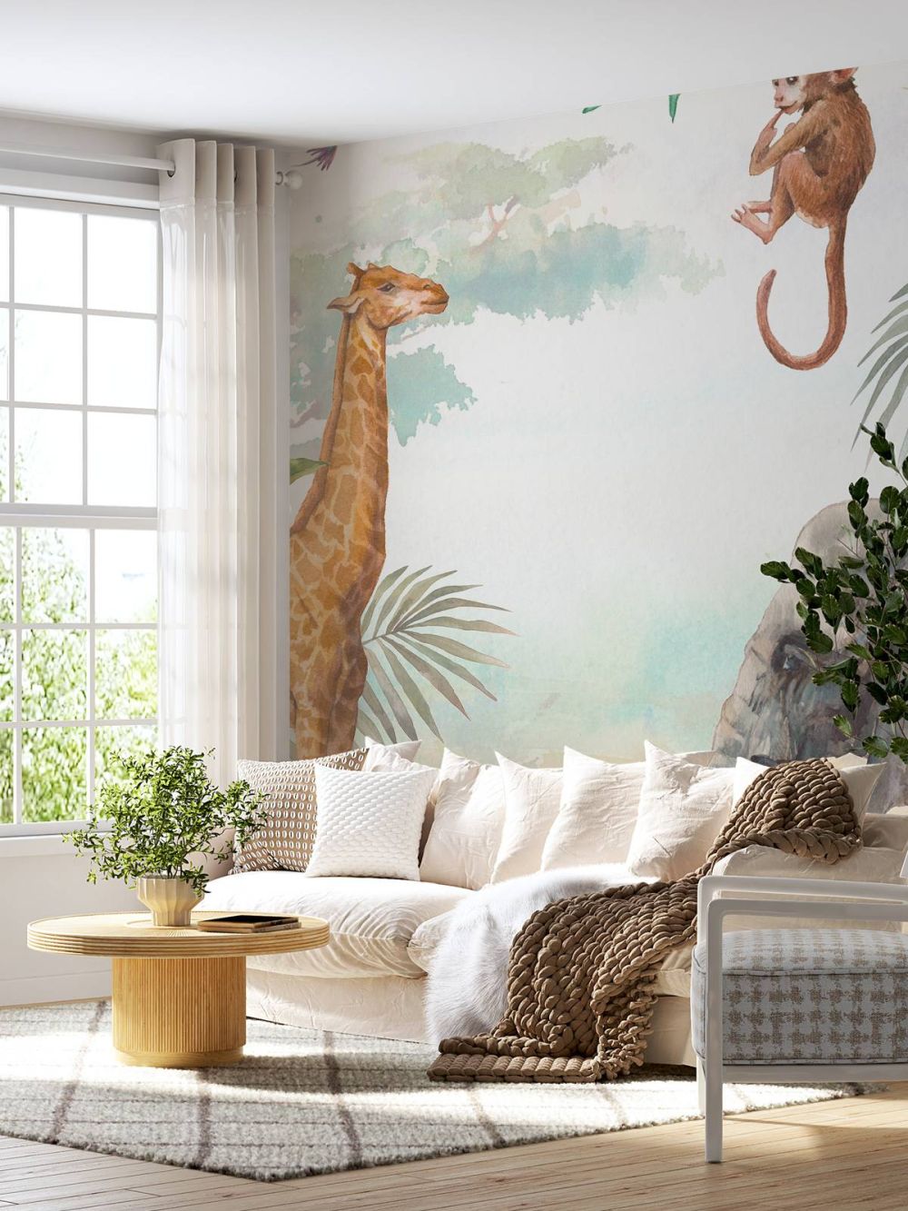 Water geverfde dieren