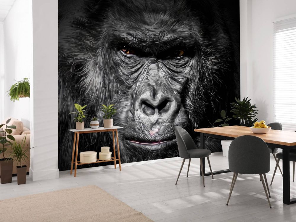 Getekende Gorilla
