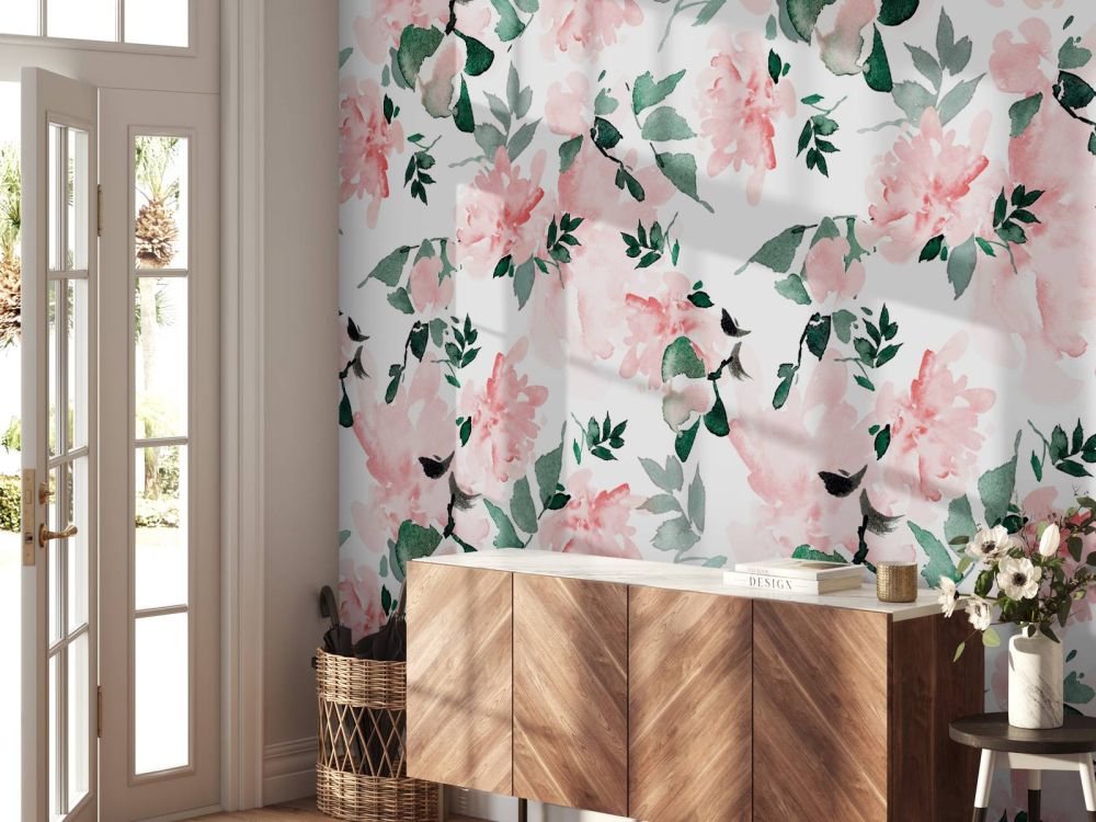 Waterverf bloemen