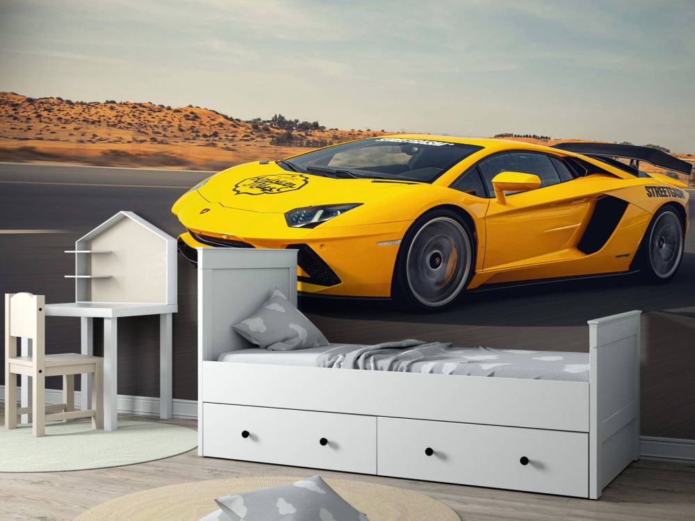 Lamborghini Aventador in actie