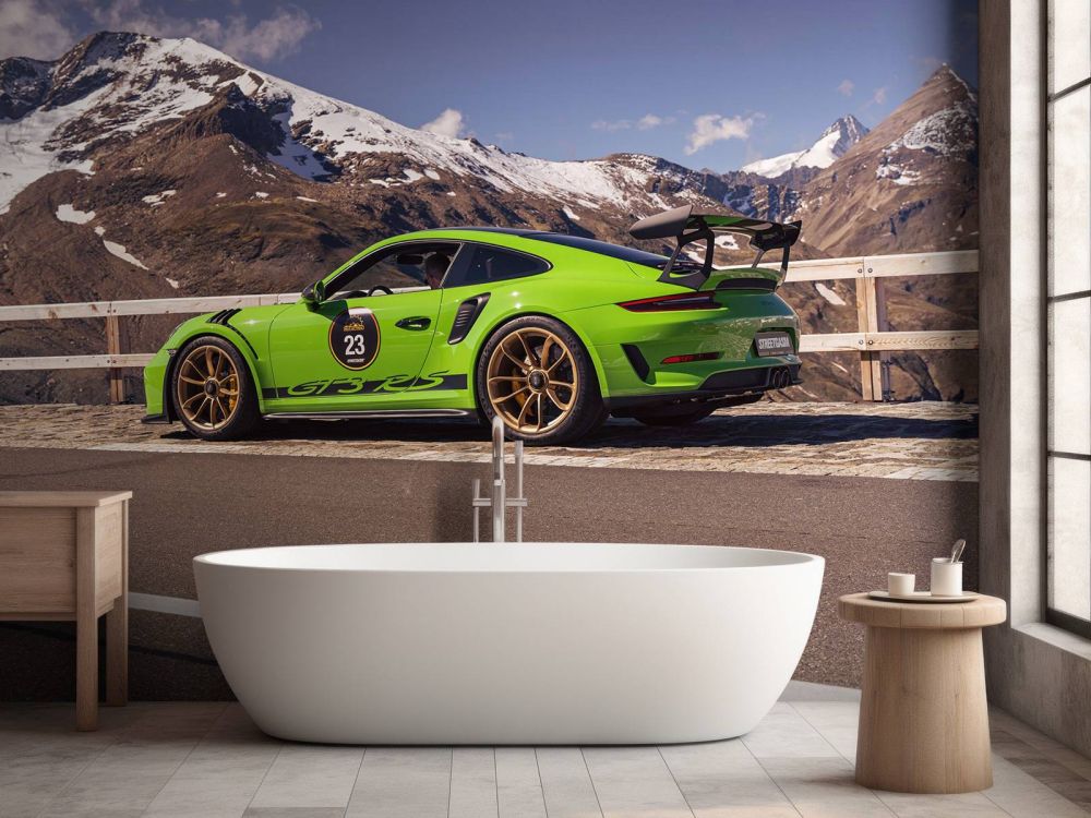 Porsche 911 GT3 RS in de Alpen