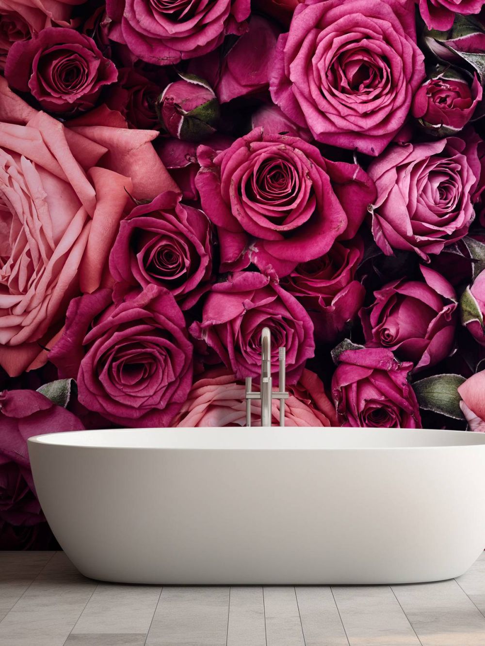 Roze rozen