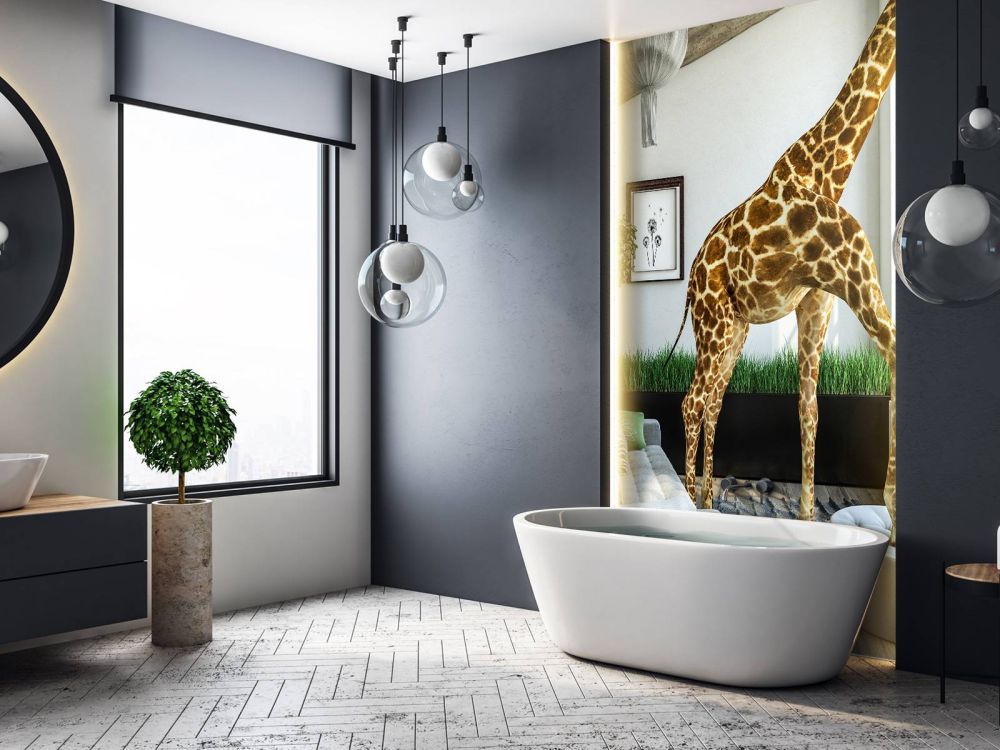 Glurende giraffe