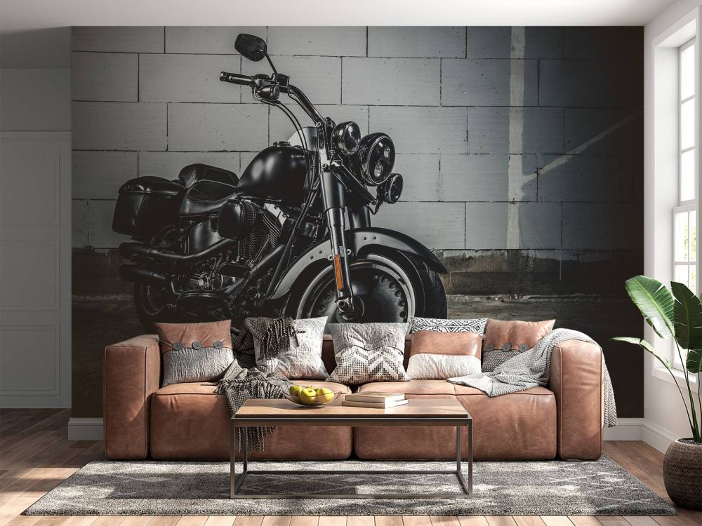Prachtig gepoetste motor