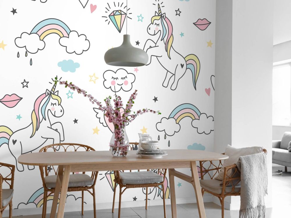 Unicorns met hartjes