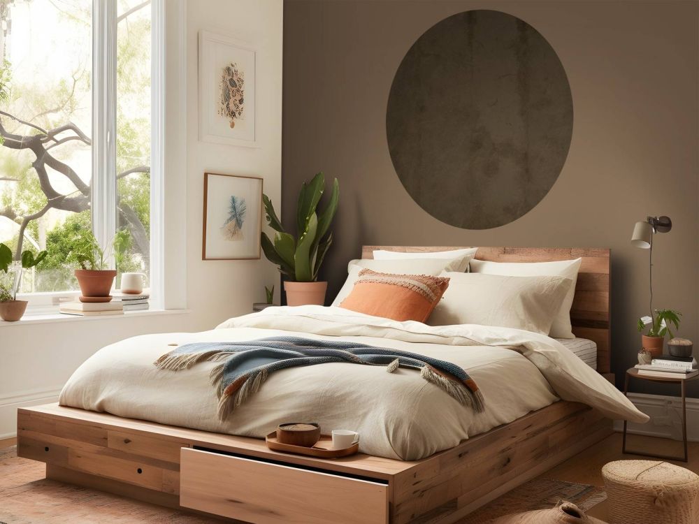Bister bruin beton