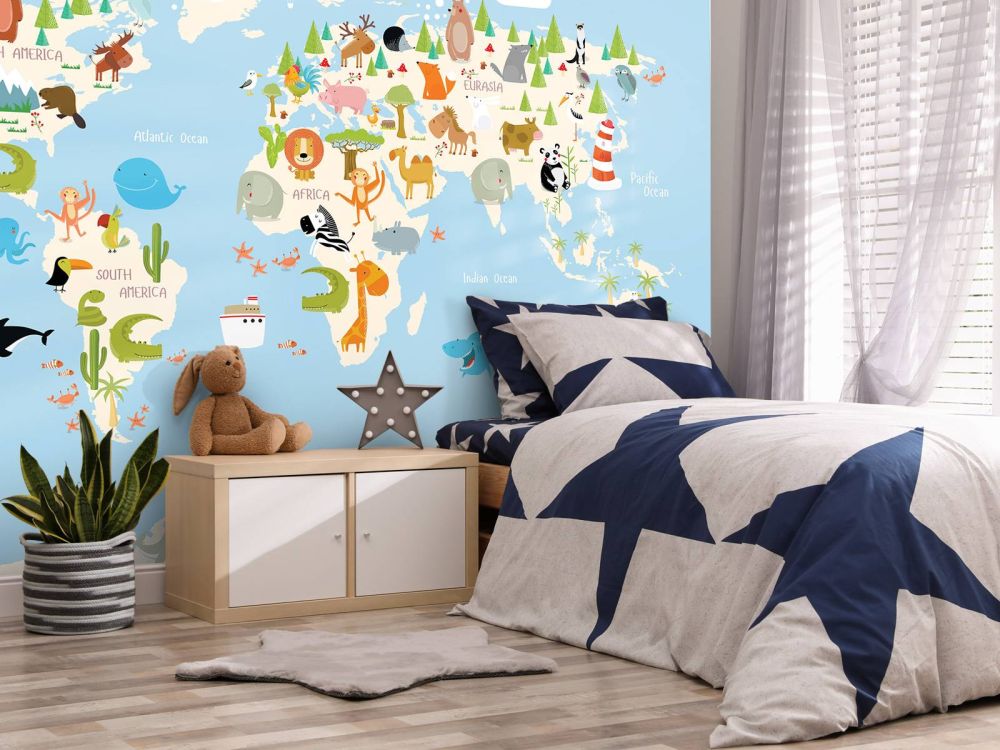 Map van de wereld