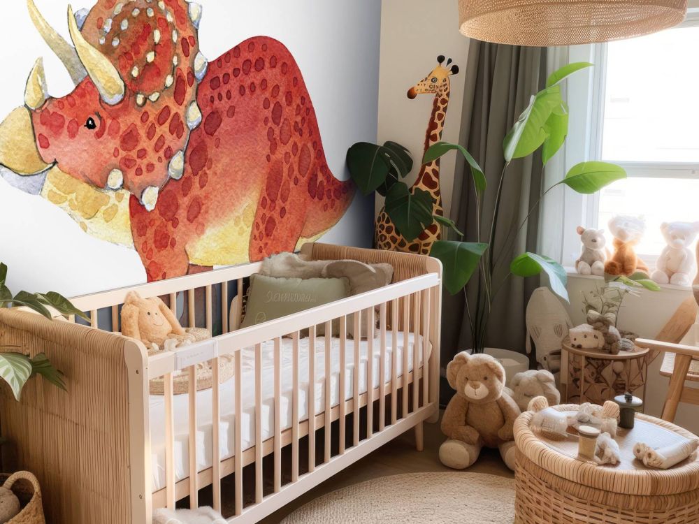 Schattige Triceratops dinosaurus