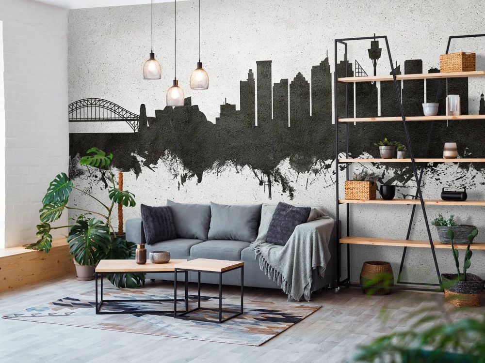 Waterverf skyline, Sydney