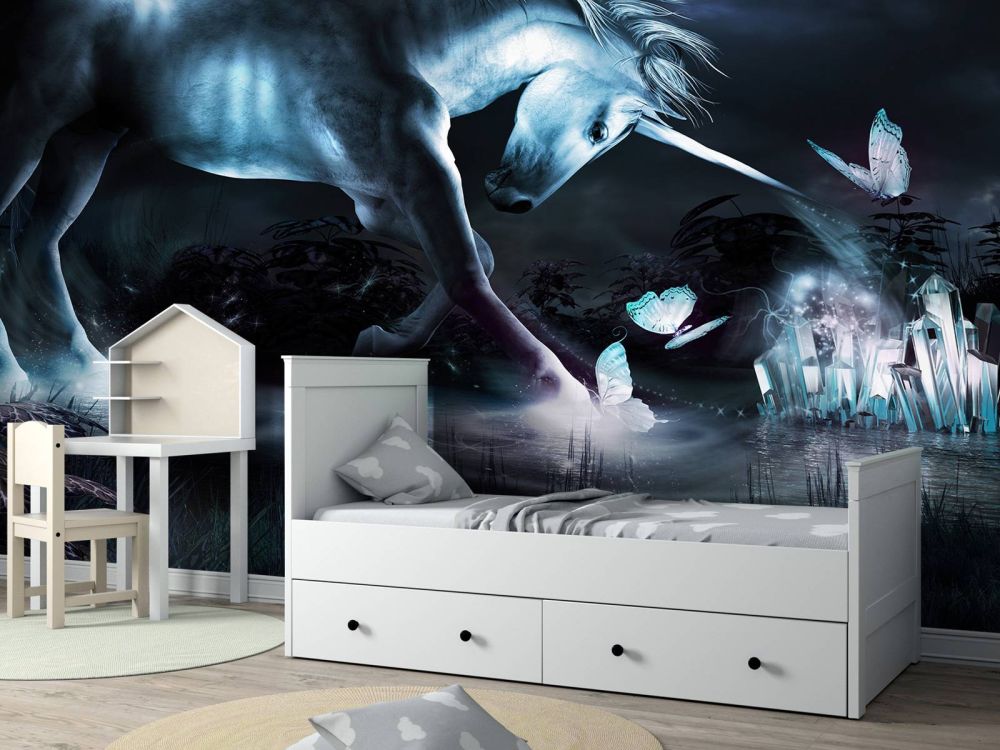 Spelende unicorn