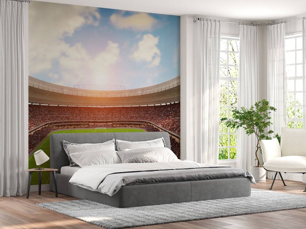 Gevuld voetbalstadion