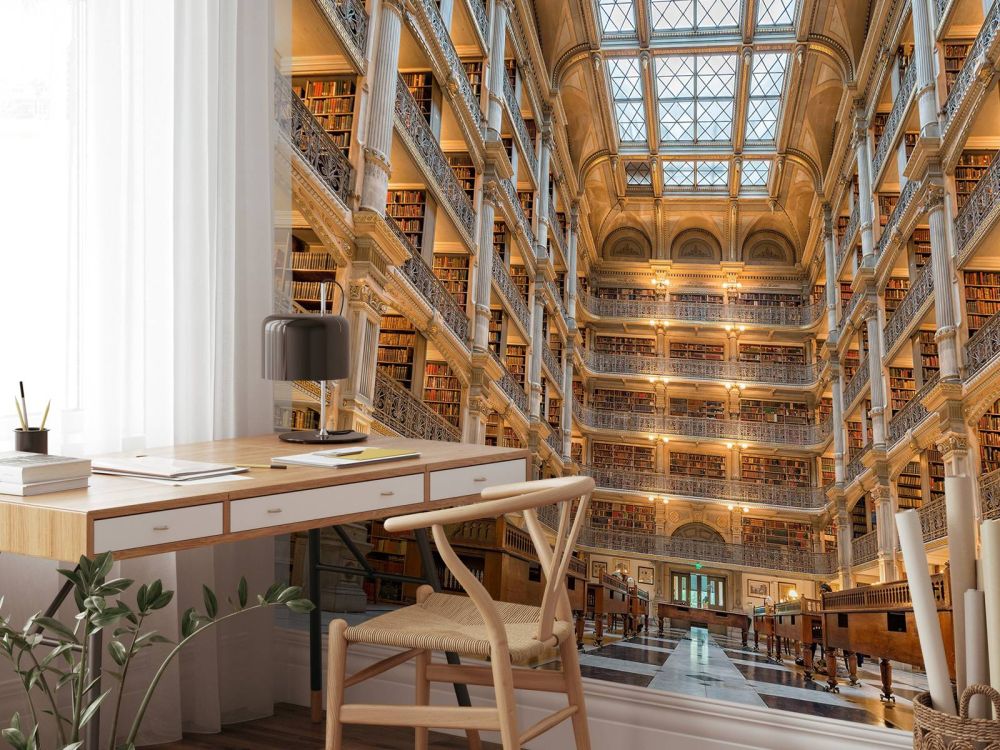 Verlichte Literatuurzaal