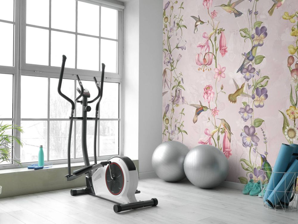 Weadow and Garden Flowers Pink