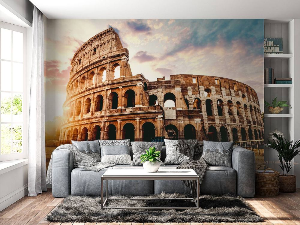 Zonsopgang bij het Colosseum