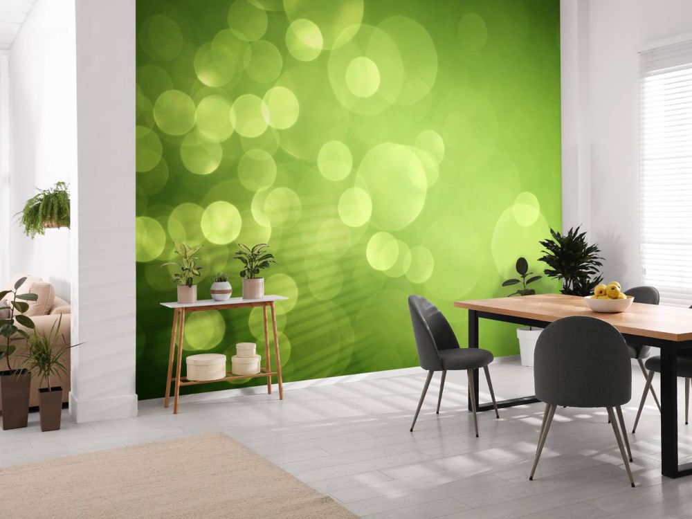 Abstract groene cirkels