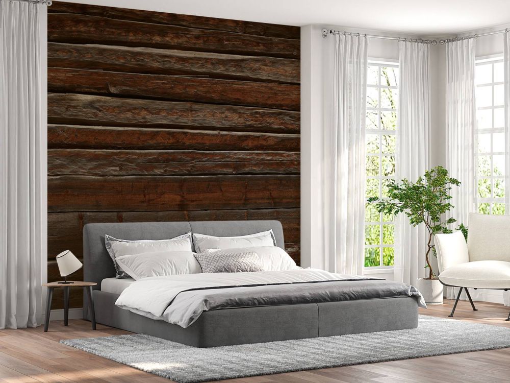 Oud donker hout
