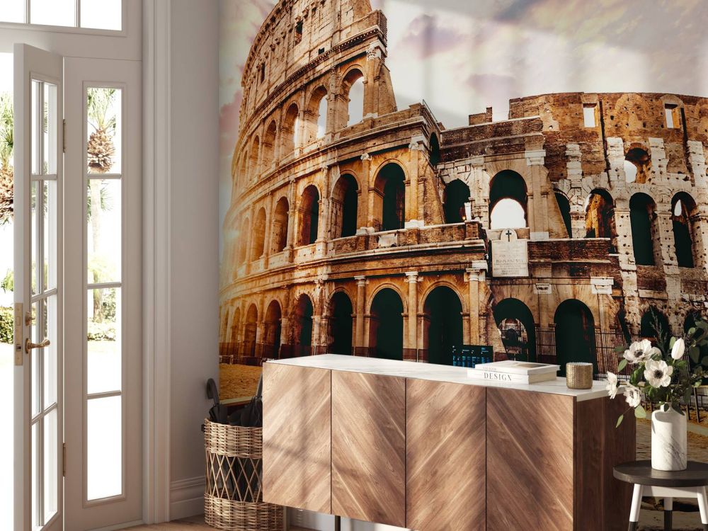 Zonsopgang bij het Colosseum