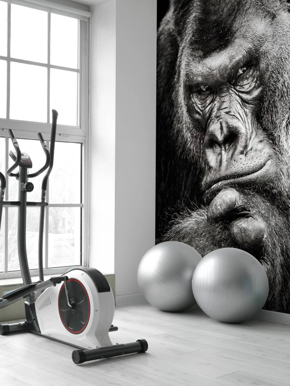 Close-up foto van een gorilla
