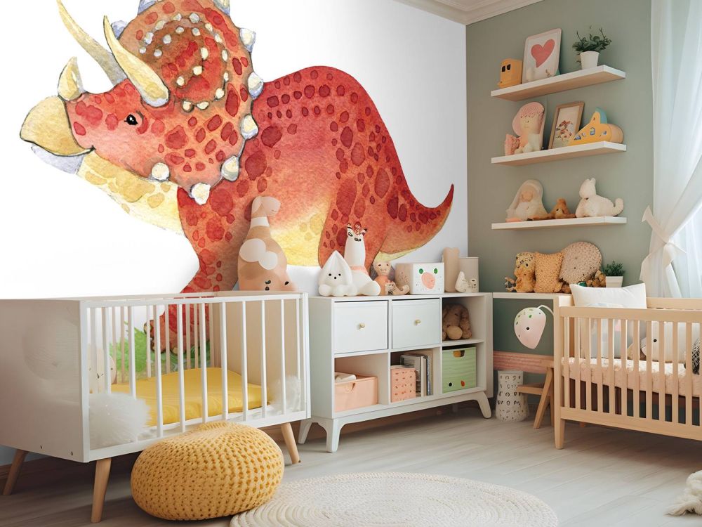Schattige Triceratops dinosaurus