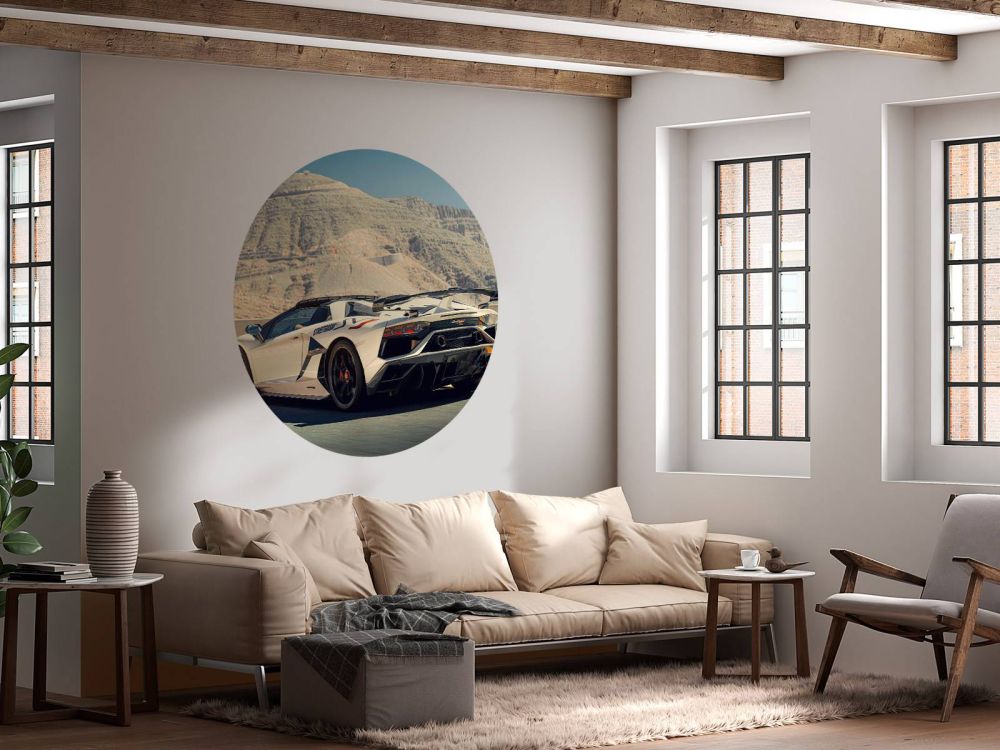 Supercar op bergpas