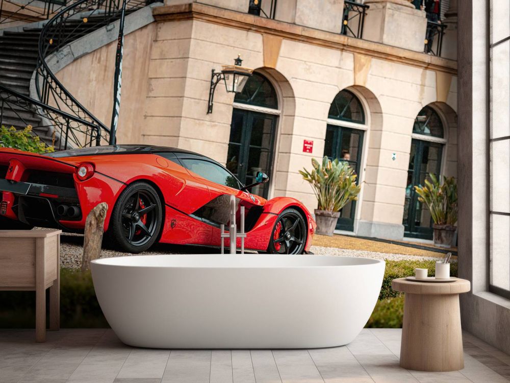 Ferrari laFerrari bij luxe villa