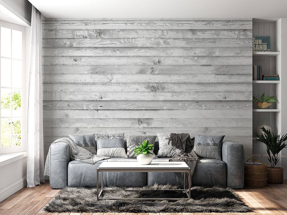 Whitewash hout horizontaal