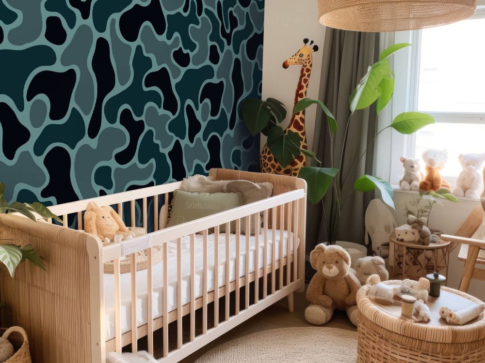 Groen grijze camouflage 