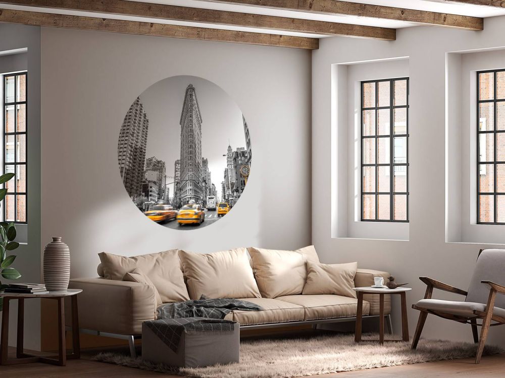 Drukke straat in New York