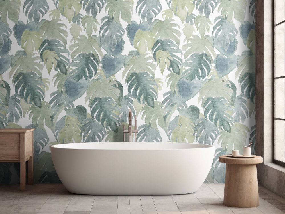 Tropical watercolour Palms