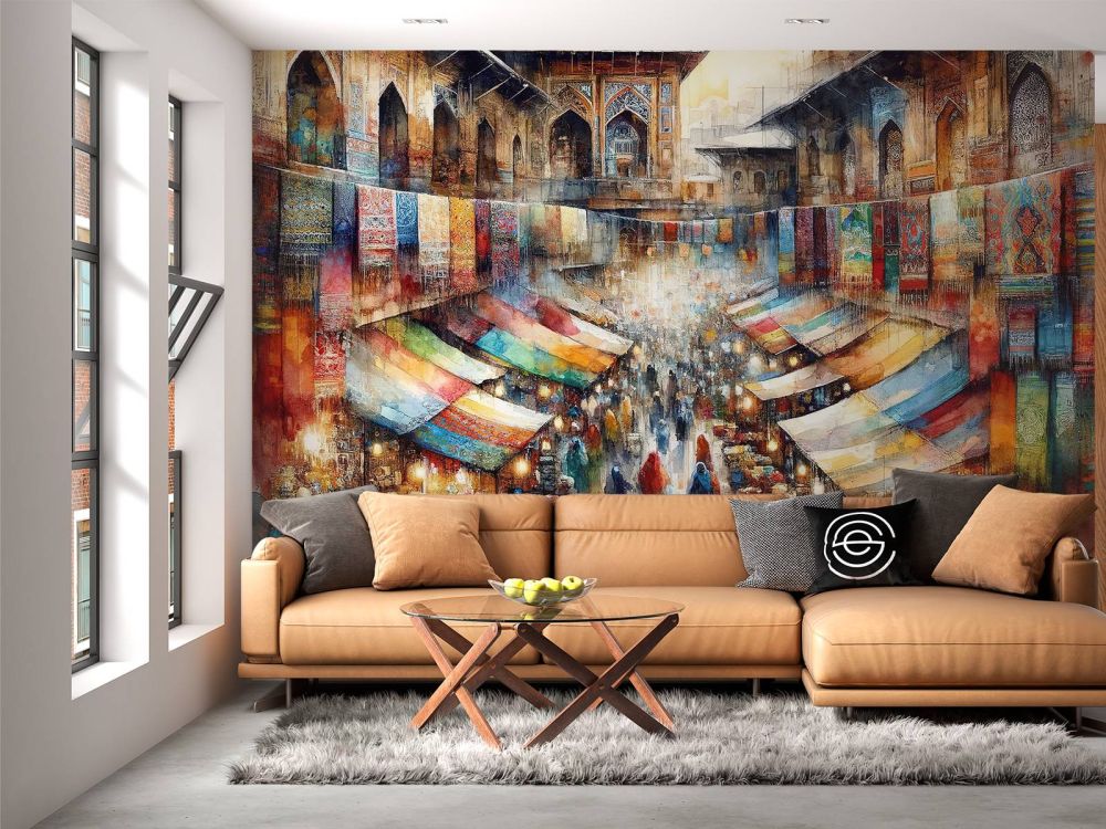 Bazaar's Symphony of Colors