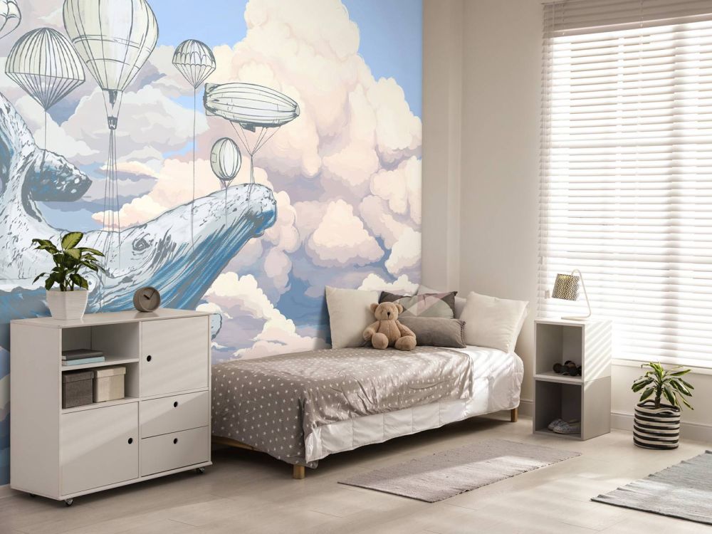 Walvis en zijn luchtballonnen