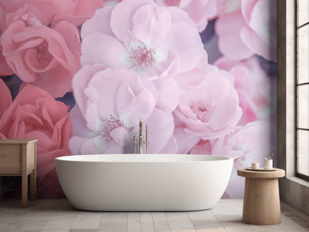 Roze klerurijke bloemen
