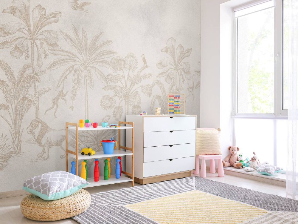 Dierenjungle taupe