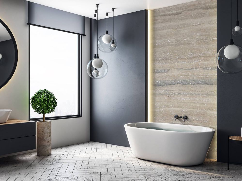 Taupe marmer