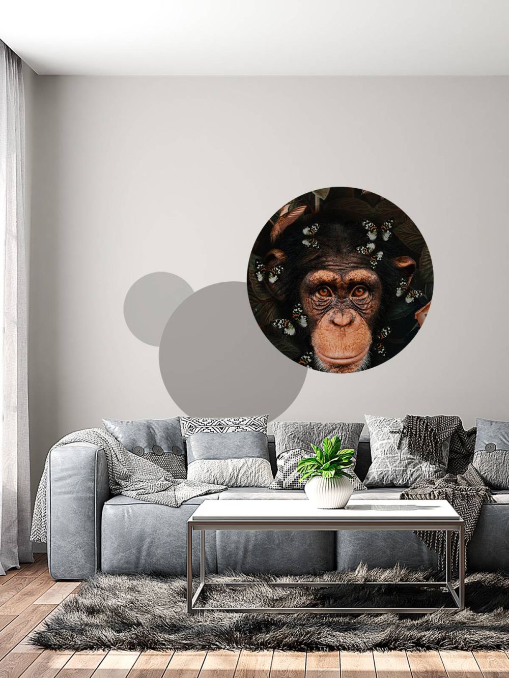 Tropical Chimpanzee Portret