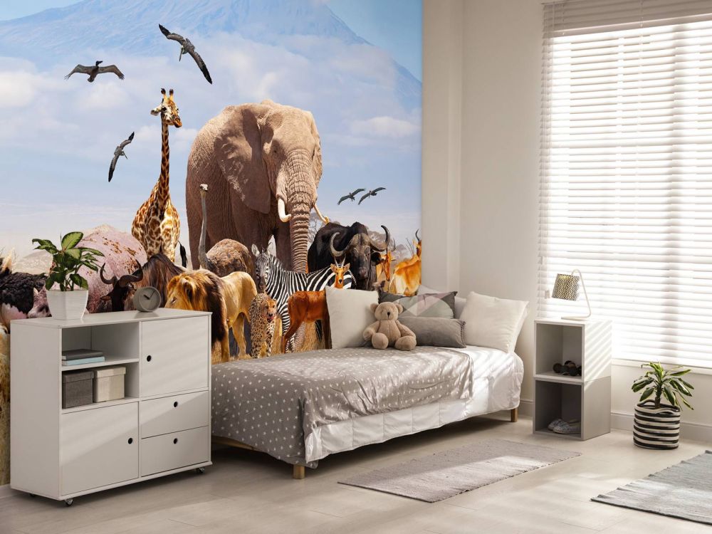 Afrikaanse dieren bij Kilimanjaro