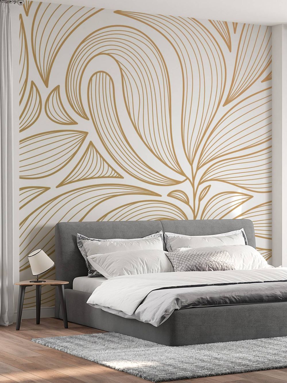 Art deco bloemen
