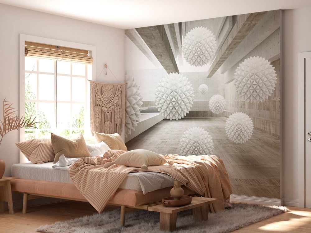 Witte 3D ballen