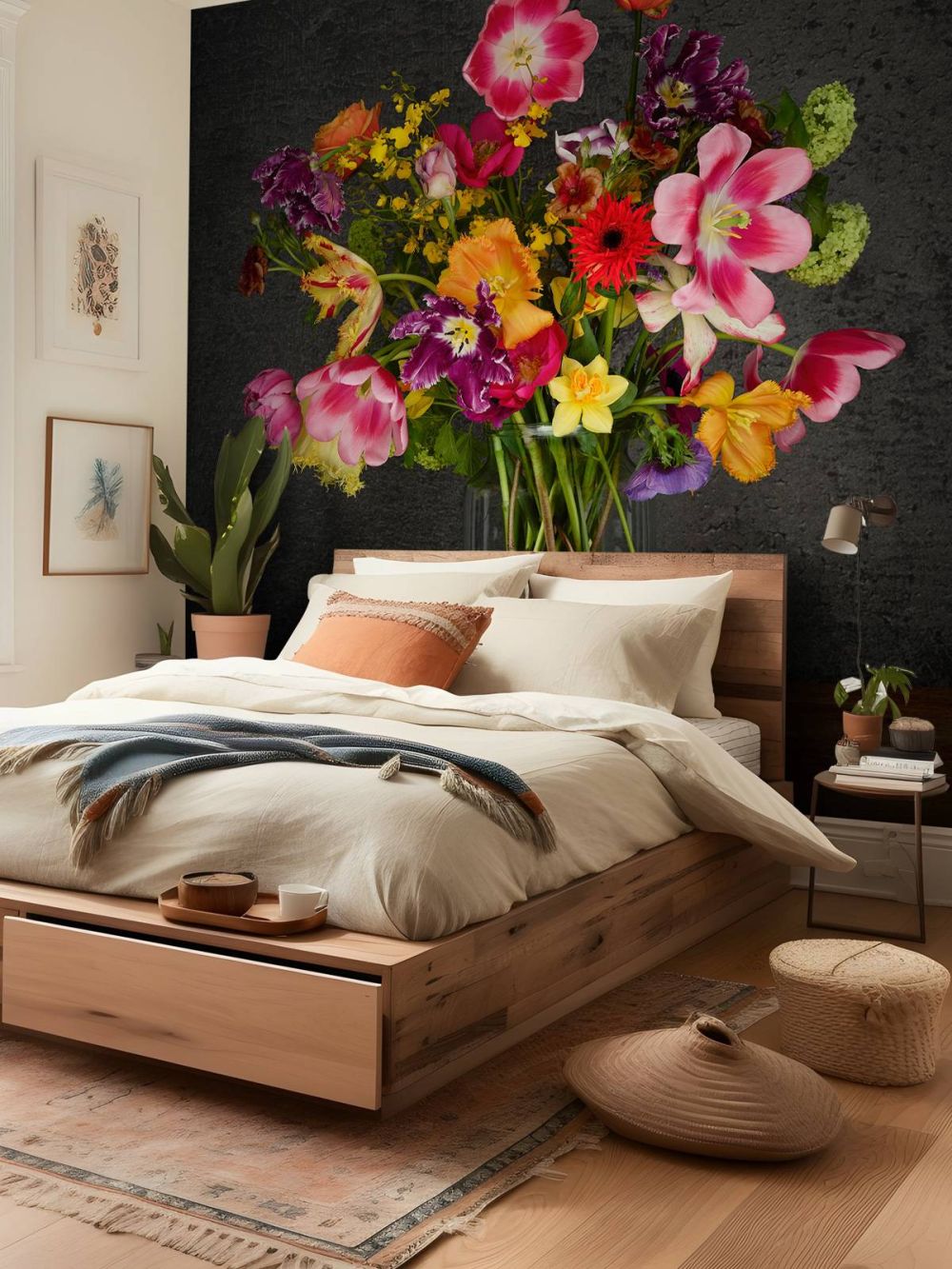 Kleurrijk bloemen boeket