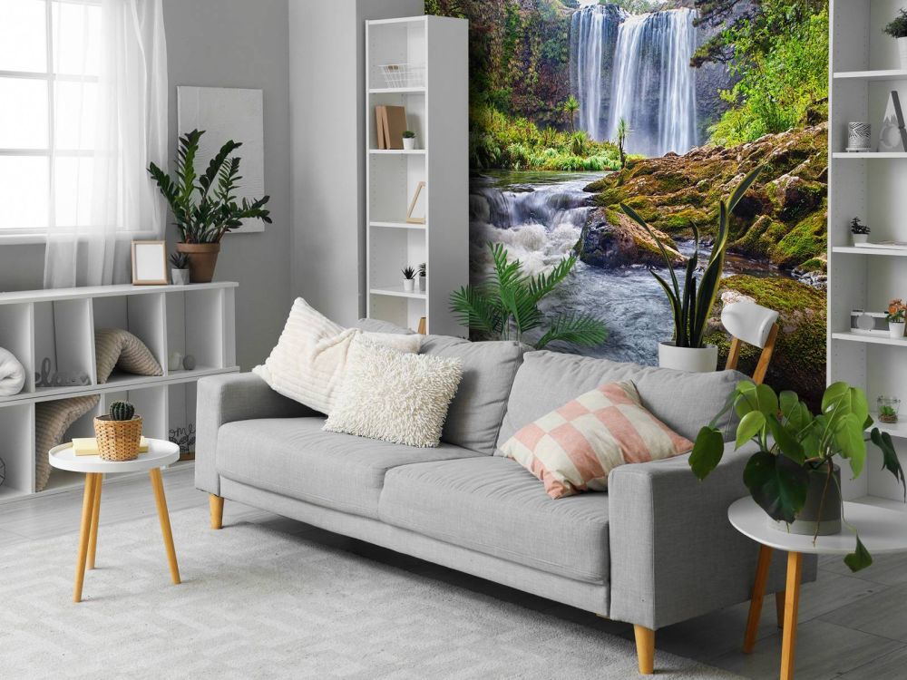 Waterval met stenen