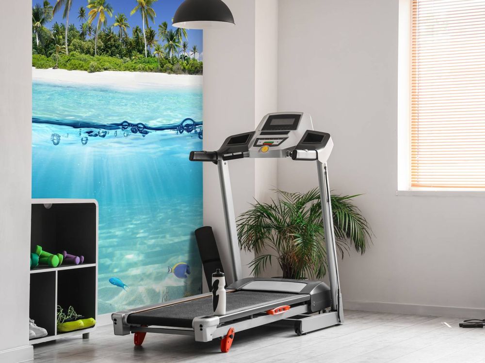 Tropisch eiland en koraalrif